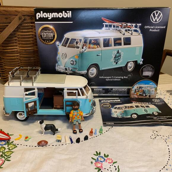 Playmobil Volkswagen T1 Camping Bus 70826 Special Edition Kid's Toy Collectible - Picture 1 of 16